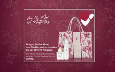Muttertag 2024 – das perfekte Geschenk für Ihre Mutter – Angebot mit SOTHYS Shopping-Tasche